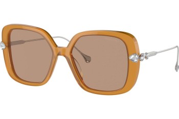 Ochelari de soare Swarovski SK6011F 200563 Pătrați Maro