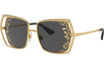 Ochelari de soare Dolce & Gabbana DG2306 02/GT Cat Eye Aurii