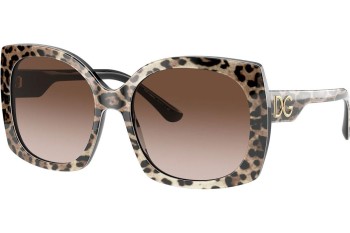 Ochelari de soare Dolce & Gabbana DG4385F 316313 Cat Eye Havana