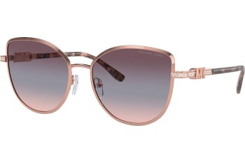 Ochelari de soare Michael Kors Catalonia MK1144B 11080J Cat Eye Aurii