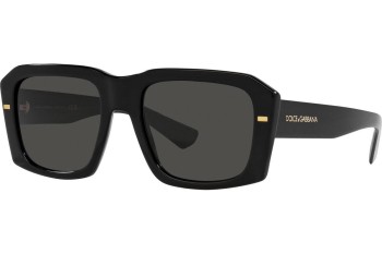 Ochelari de soare Dolce & Gabbana DG4430F 501/87 Pătrați Negri