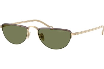 Ochelari de soare Giorgio Armani AR6166J 30022A Flat Top Aurii