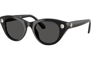 Ochelari de soare Swarovski SK6025 100187 Cat Eye Negri