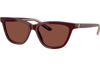 Ochelari de soare Giorgio Armani AR8221F 5955C5 Cat Eye Roșii