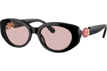 Ochelari de soare Swarovski SK6002F 1001/5 Ovali Negri