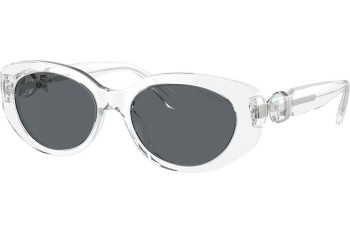 Ochelari de soare Swarovski SK6002 102787 Ovali Cristal