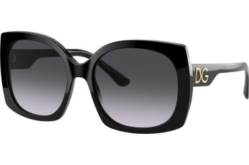 Ochelari de soare Dolce & Gabbana DG4385F 501/8G Cat Eye Negri