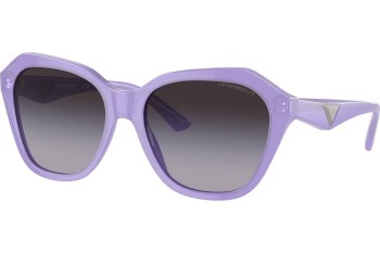 Ochelari de soare Emporio Armani EA4221 61178G Cat Eye Violeți