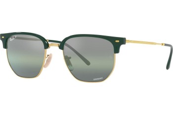 Ochelari de soare Ray-Ban RB4416F 6655G4 Polarized Browline Verzi