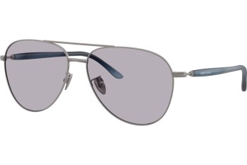 Ochelari de soare Giorgio Armani AR6162 3003M3 Pilot Gri