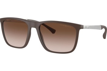 Ochelari de soare Emporio Armani EA4150 534213 Pătrați Maro