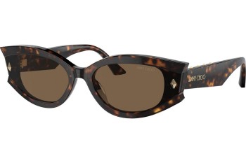 Ochelari de soare Jimmy Choo JC5015U 500273 Cat Eye Havana