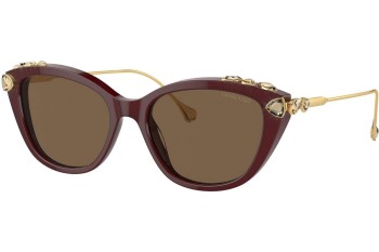 Ochelari de soare Swarovski SK6010 105673 Cat Eye Roșii