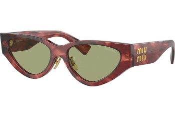 Ochelari de soare Miu Miu MU03ZS 12Q60D Cat Eye Maro