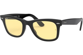 Ochelari de soare Ray-Ban Wayfarer RB2140F 901/R6 Pătrați Negri