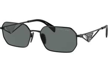 Ochelari de soare Prada PRA51S 1AB5Z1 Polarized Dreptunghiulari Negri