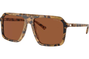 Ochelari de soare Michael Kors MK2218U 393073 Flat Top Havana