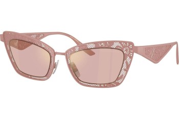 Ochelari de soare Dolce & Gabbana DG2311 13651T Cat Eye Roz