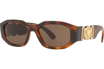 Ochelari de soare Versace VE4361F 521773 Dreptunghiulari Havana