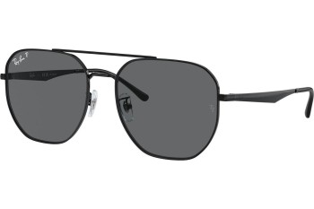 Ochelari de soare Ray-Ban RB3724D 002/81 Polarized Dreptunghiulari Negri