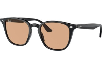 Ochelari de soare Ray-Ban RB4258F 601/93 Pătrați Negri