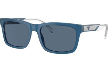 Ochelari de soare Emporio Armani EA4224 609280 Dreptunghiulari Albaștri