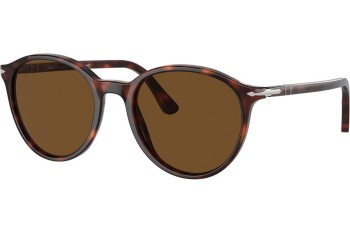 Ochelari de soare Persol PO3350S 24/57 Polarized Rotunzi Havana