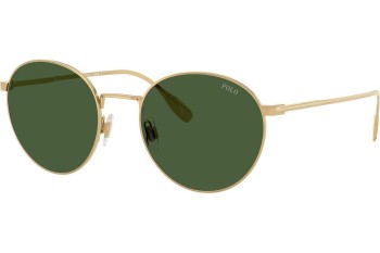 Ochelari de soare Polo Ralph Lauren PH3158 941171 Rotunzi Aurii