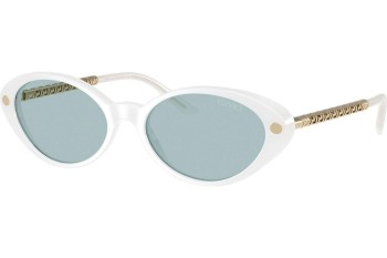 Ochelari de soare Versace VE4469 547172 Cat Eye Albi