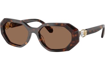 Ochelari de soare Swarovski SK6028 100273 Cat Eye Havana