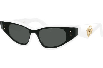 Ochelari de soare Dolce & Gabbana DG4488 331287 Cat Eye Albi