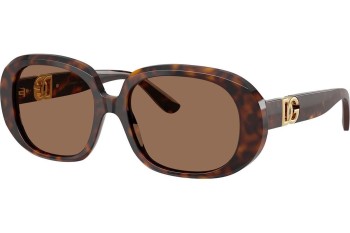 Ochelari de soare Dolce & Gabbana DG4476 502/73 Cat Eye Havana