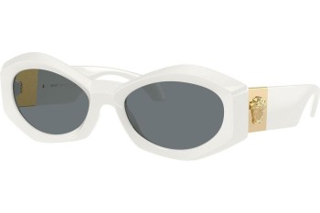 Ochelari de soare Versace VE4466U 546280 Cat Eye Albi