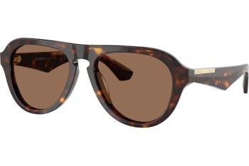 Ochelari de soare Burberry BE4437U 300273 Rotunzi Havana