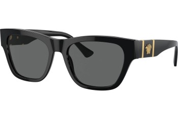 Ochelari de soare Versace VE4457F GB1/87 Pătrați Negri