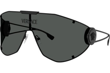 Ochelari de soare Versace VE2268 143387 Lentilă unică | Shield Negri