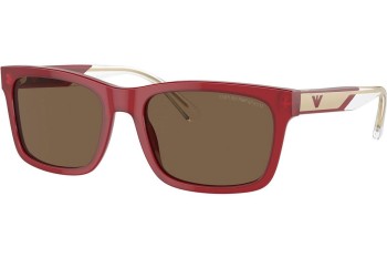 Ochelari de soare Emporio Armani EA4224 609373 Dreptunghiulari Roșii