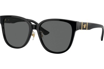 Ochelari de soare Versace VE4460D GB1/87 Pătrați Negri