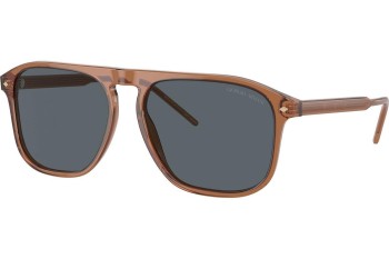 Ochelari de soare Giorgio Armani AR8212 5932R5 Flat Top Maro