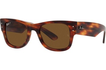 Ochelari de soare Ray-Ban RB0840SF 954/57 Polarized Pătrați Havana