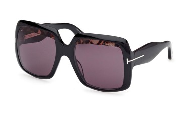 Ochelari de soare Tom Ford Aurora FT1194 01A Pătrați Negri