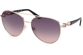 Ochelari de soare Guess GU00158 28B Pilot Aurii