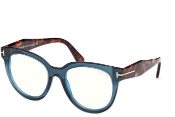 Ochelari Tom Ford FT5987-B 092 Cat Eye Albaștri