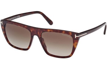 Ochelari de soare Tom Ford Aslan FT1175 52B Pătrați Havana