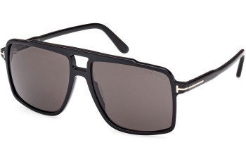 Ochelari de soare Tom Ford Kemp FT1177 01A Pătrați Negri