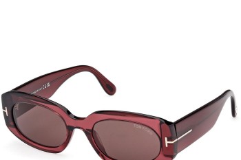 Ochelari de soare Tom Ford Cielle FT1187 69E Ovali Roșii