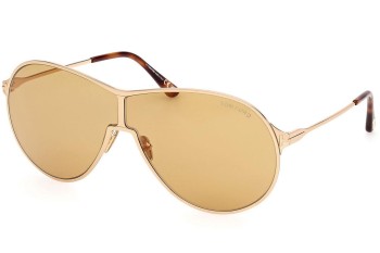 Ochelari de soare Tom Ford Gaia FT1174 30E Pilot Aurii