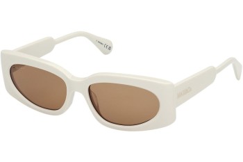 Ochelari de soare Max&Co. MO0114 25J Dreptunghiulari Albi