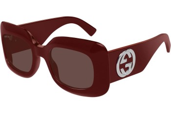 Ochelari de soare Gucci GG1695S 004 Pătrați Roșii