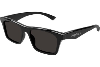 Ochelari de soare Alexander McQueen AM0472S 001 Pătrați Negri